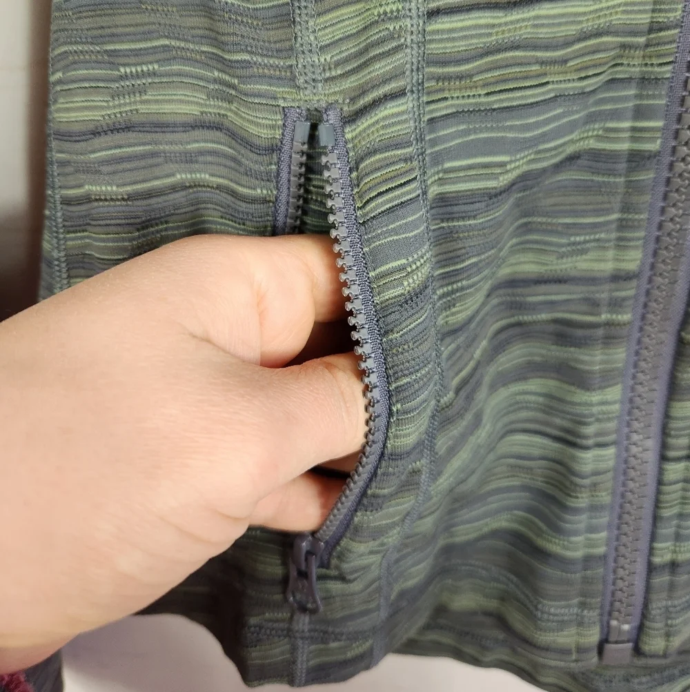 Lululemon Define Jacket Space Dye Dark Slate Fatigue Green Size 4